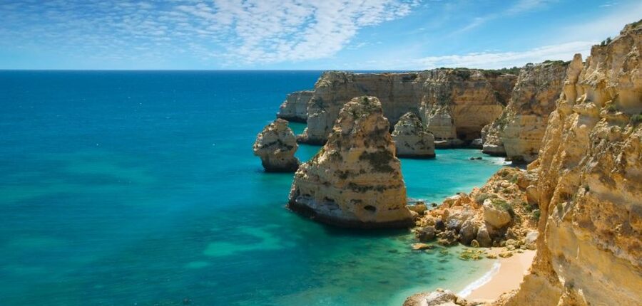From Portimao: Benagil Cave and Marinha Beach Boat Tour - Algar Seco and its named caves
