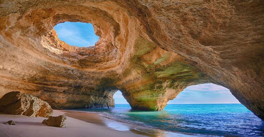 From Portimão: Benagil Caves & Marinha Beach Boat Tour - What the 105-minute route feels like