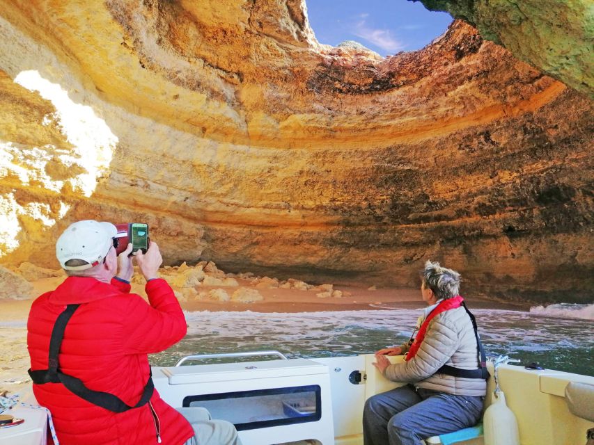 From Portimão: Private Boat Tour to Benagil Cave - The cliffs and caves between Portimão and Benagil