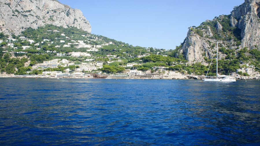 From Positano: Capri Island Group Cruise with Blue Grotto - Natural Arch and the Faraglioni