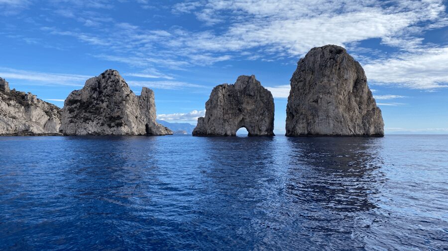 From Positano: Capri Island Group Cruise with Blue Grotto - Captain Stefano and the group atmosphere