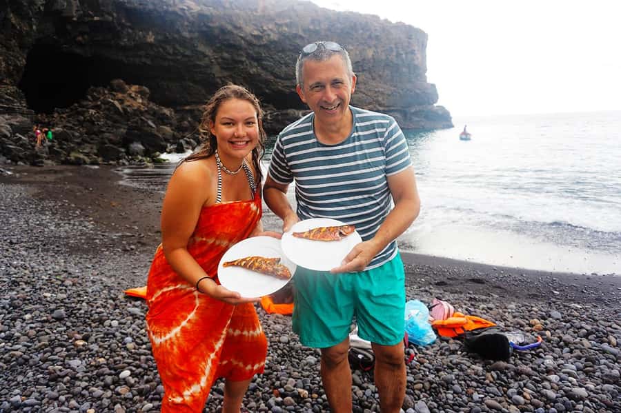 From Praia: Boat Trip, Snorkeling, Cave & BBQ on the Beach - Should you book this boat and cave trip?