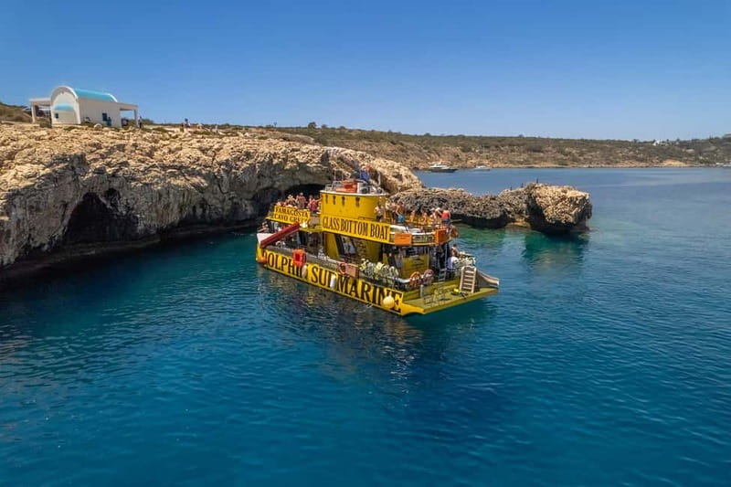 From Protaras: Cruise to Blue Lagoon, Turtle Cove & Sea Cave - Blue Lagoon: the first proper swim