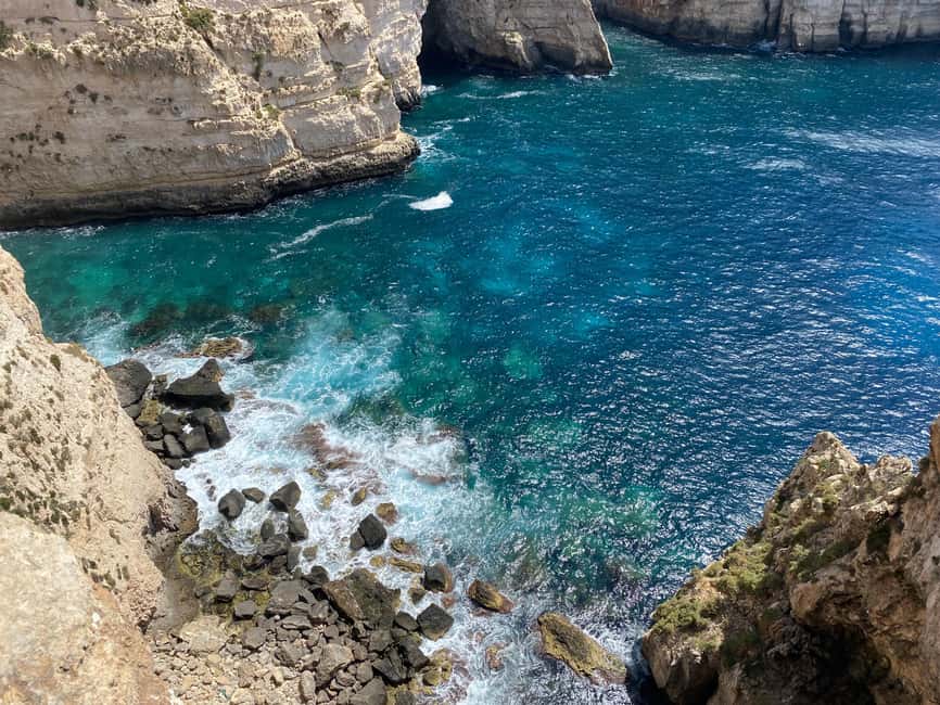 From Sliema: Blue Grotto Excursion & Sea Caves Boat Tour - The panorama point gives you the postcard view