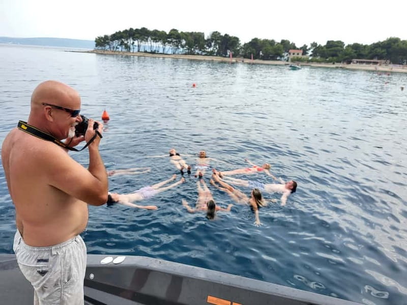 From Split: Blue Cave, Hvar, Mamma Mia, 5 Islands boat Tour - Budikovac Blue Lagoon for swimming and snorkeling