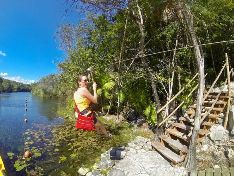 From Tulum: Four-Cenote Adventure - Pirañas Cenote: more swimming in a jungle setting