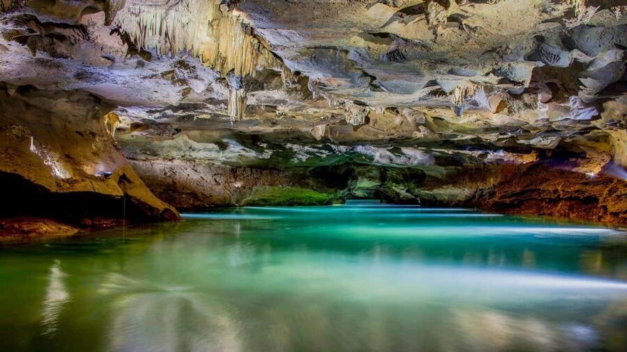 From Valencia: Boat ride through the impressive Caves of Sant Josep. - Key points at a glance