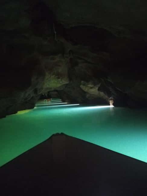 From Valencia: San José Caves Guided Tour with Transport - A quiet boat ride beneath the limestone