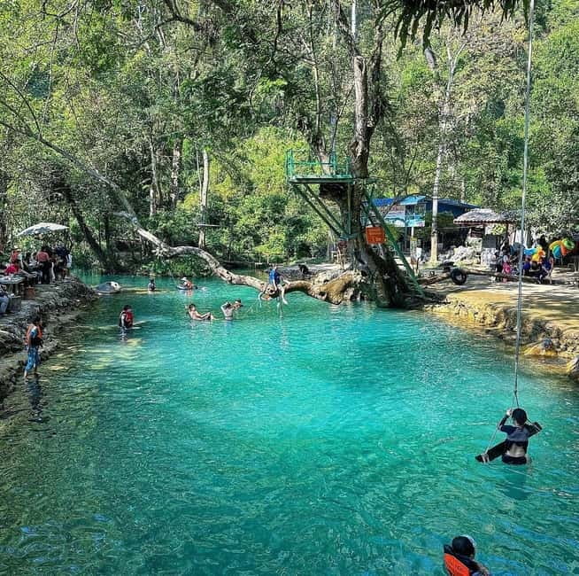 From Vientiane: Vang Vieng Tour with Cave Kayak & Zipline - Lunch at Laung Xai Kham Restaurant