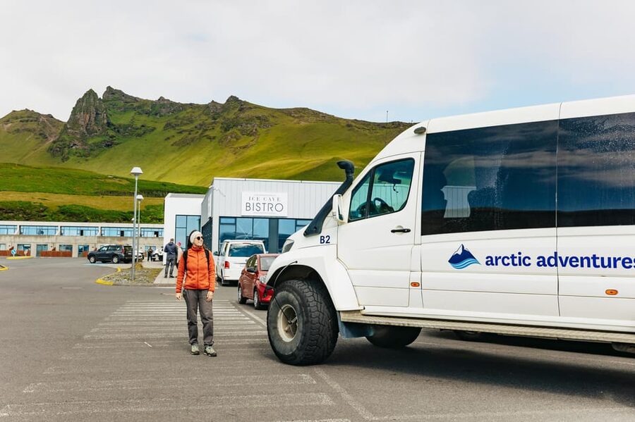 From Vik: Katla Ice Cave and Super Jeep Tour - Crampons, helmets, and the short glacier walk