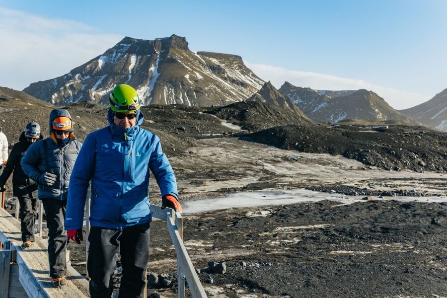 From Vik: Katla Ice Cave & Super Jeep Tour - The return walk and the ride back to Vík