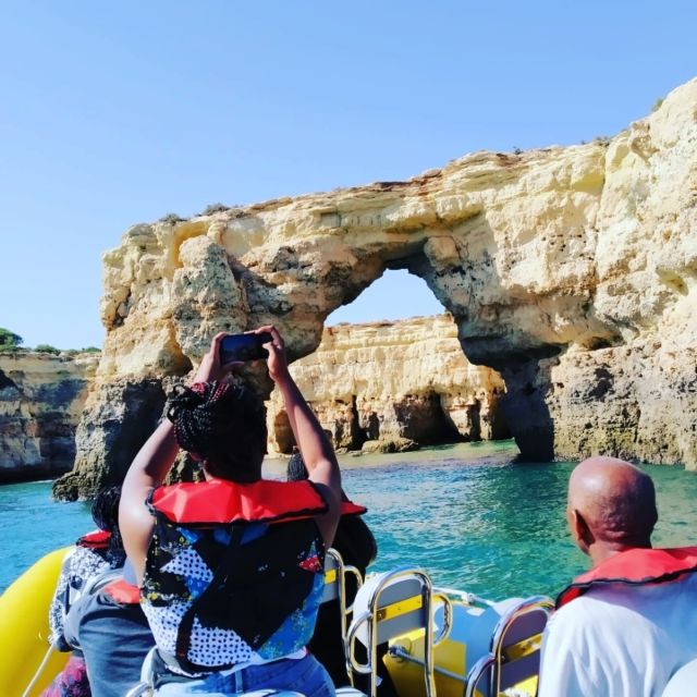 From Vilamoura: 2.5-Hour Benagil Cave and Dolphins Boat Tour - Boat size, comfort, and safety