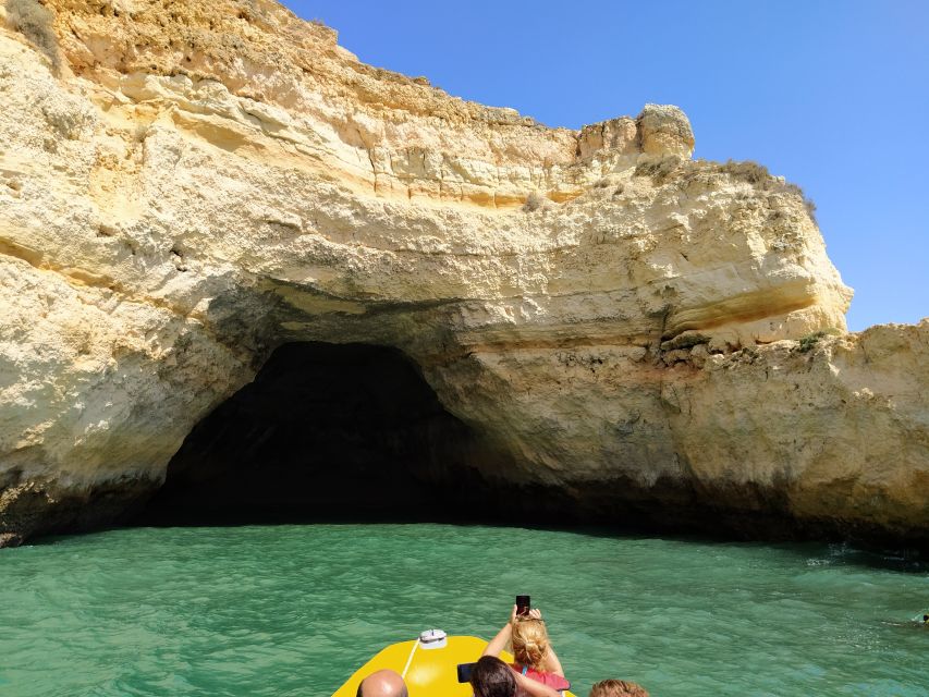 From Vilamoura: 2.5-Hour Benagil Cave and Dolphins Boat Tour - The Algarve coast from a faster viewpoint