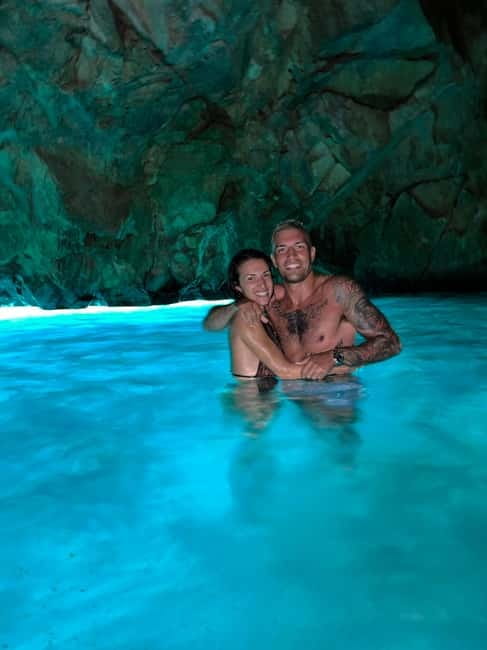 From Vlore: Blue Cave and Grama Bay Adventures - Sant Andreas Bay finishes the coastal circuit