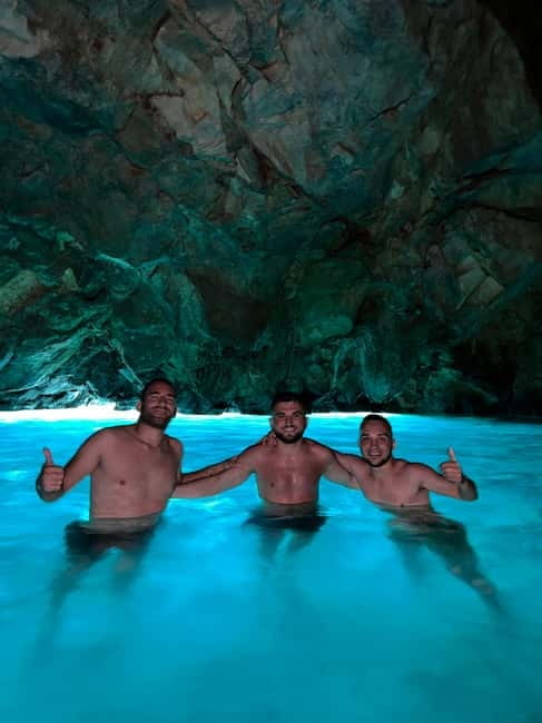 From Vlore: Blue Cave and Grama Bay Adventures - Dafina Bay gives you the first real break