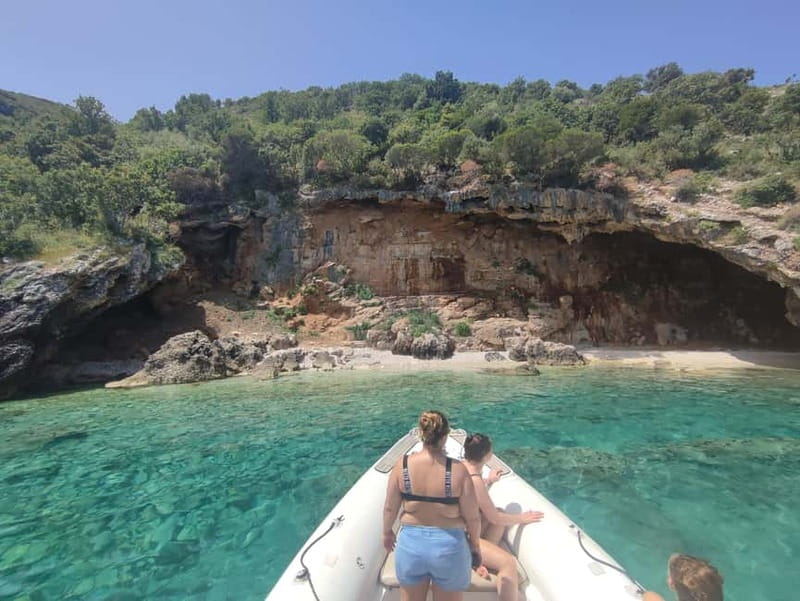 From Vlorë: Haxhi Ali Cave and Karaburun Speedboat Trip - The 30-minute run to Haxhi Ali Cave