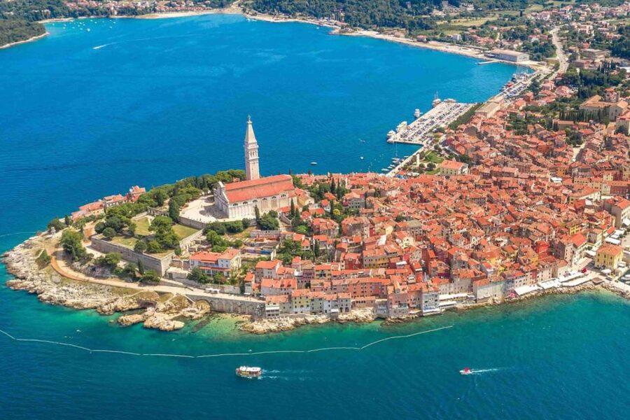 From Vrsar: Lim Bay, Pirate Cave and Rovinj Visit - Two free hours to explore Rovinj