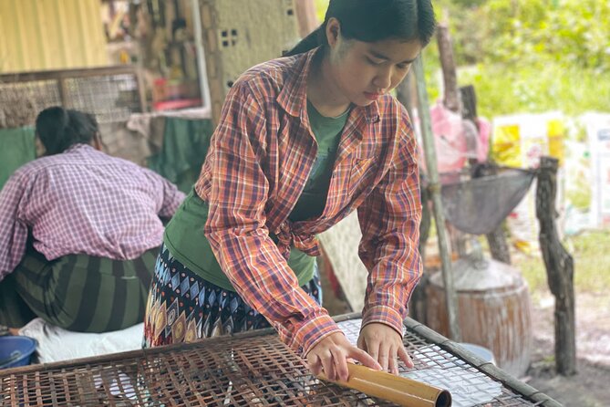 Full day tour by bicycle & tuk tuk,bamboo train,bat cave,villages - Guides Rith and Reed