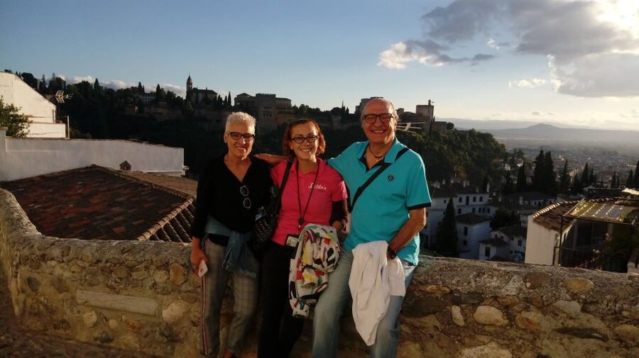 Granada: Albaicín, Sacromonte & Museum of Caves Walking Tour - San Nicolás and the Alhambra view