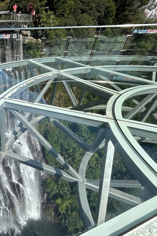 Guangzhou to Gulong Canyon and Cave Fairland PRI Day Tour - Crossing the 520-meter glass route