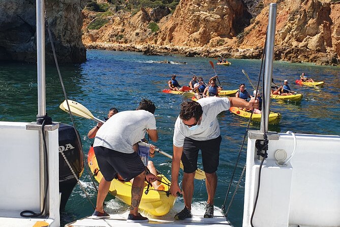 Guided Kayak Tour: Exploring Benagil Caves - Entering Benagil Cave without stepping onto its beach
