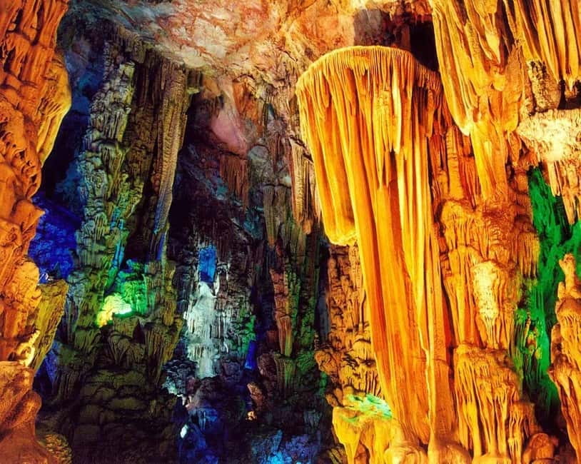 Guilin: 1-Day Cave, Xianggong Hill, Bamboo Boat & Show - Xianggong Hill and the Li River from above
