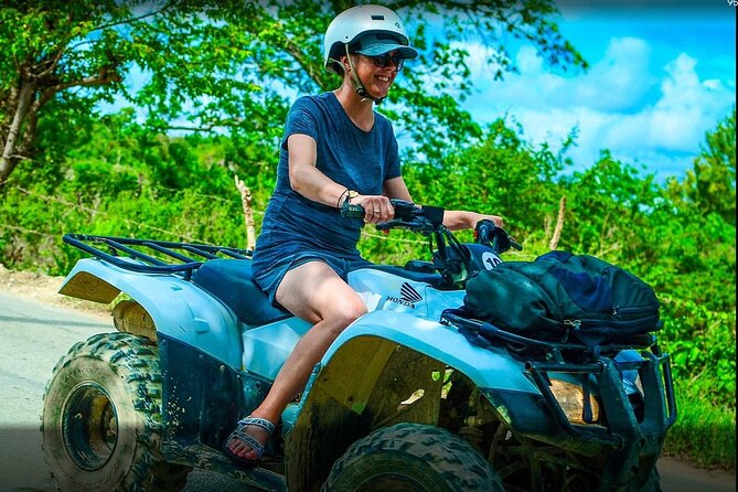 Half Day ATV Adventure Water Cave Authentic Eco Tour At PuntaCana - Stop one: getting control of the ATV