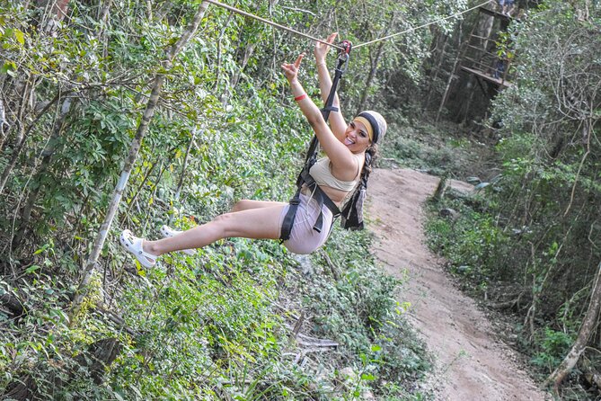 Half Day in Cancun Atvs Ziplines and Cenote Park - Three jungle activities near Puerto Morelos