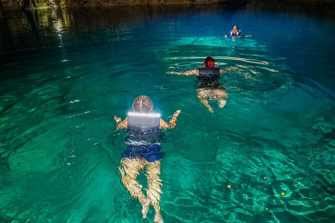 Half Day in Cancun Atvs Ziplines and Cenote Park - Swimming in a natural cenote