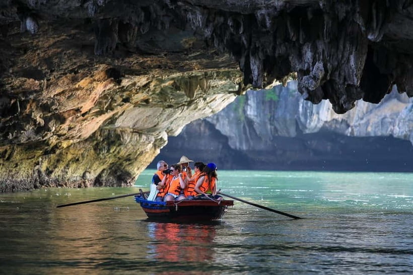 Halong 6 Hours Cruise: Kayak, Cave, Lunch, Beach & Island - Starting at Tuan Chau Marina around 11:40 AM