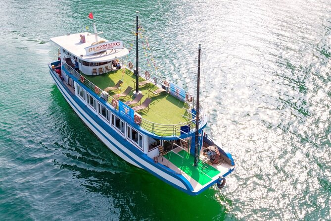 Halong Bay Day Tour With Titop Island, Cave, Kayak & Lunch - The sunset party and the ride back to Hanoi
