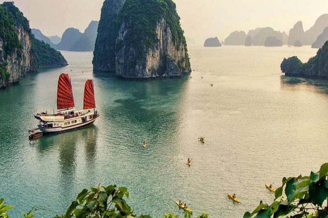 Halong Bay Full Day with Kayaking, Hiking viewpoint, Cave - Deluxe To Luxury - Sung Sot Cave, Halong Bay’s biggest cave stop