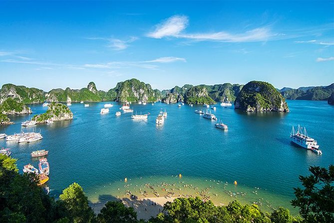 Halong Bay Full Day with Kayaking, Hiking viewpoint, Cave - Deluxe To Luxury - Sunset tea gives the long day a softer finish