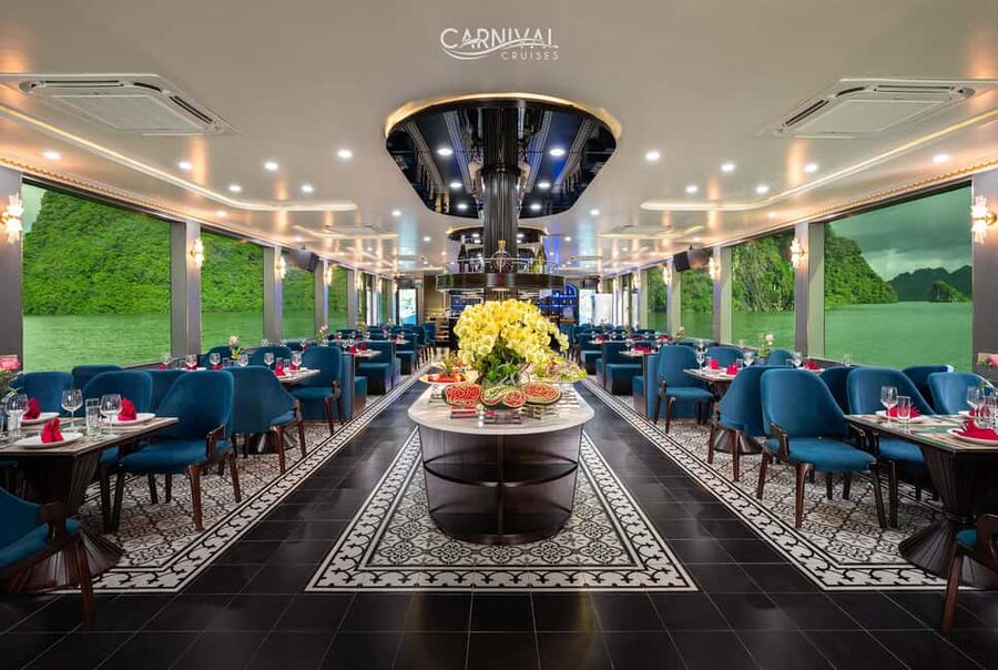 Halong Bay: Luxury Day Cruise, Caves, Kayak & Buffet Lunch - The return trip and sunset party
