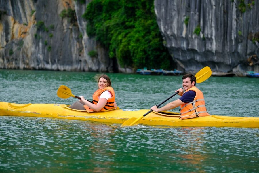 Hanoi: Roundtrip Halong Bay Islands, Caves, Kayaking & Lunch - Ti Top Island and the short climb to the peak