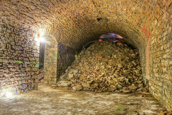 Hidden Brewery Caverns Tour in Cincinnati with Beer Tasting - Beneath the closed Jackson Brewery
