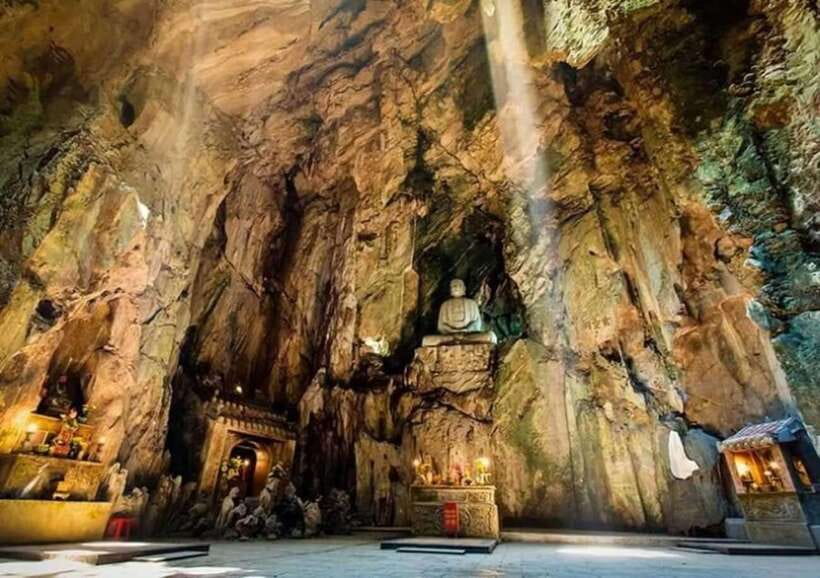 Hoi An: Marble Mountain, Am Phu Cave and Monkey Mountain - Linh Ung Pagoda and the Lady Buddha statue