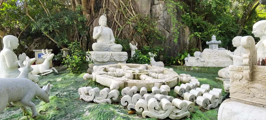 Hoi An: Marble Mountains, Am Phu Cave & Monkey Mountains - Son Tra Mountain and the 67-meter Lady Buddha
