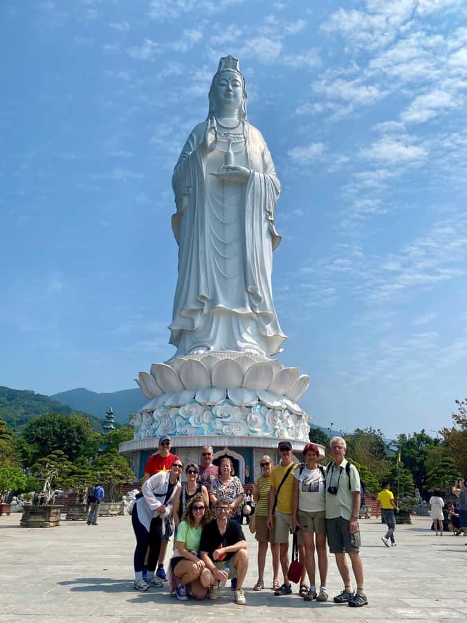 Hoi An: Marble Mountains, Lady Buddha and Am Phu Cave Tour - Monkey Mountain and Lady Buddha provide the grand finish