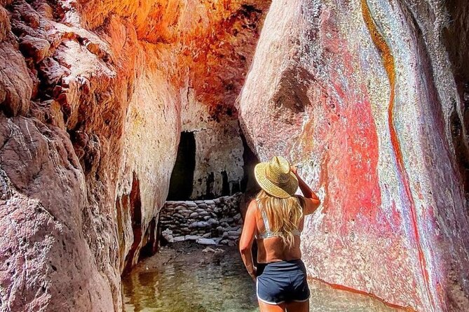 Hoover Dam Kayaking Trip, 6 Hot Springs, 6 Caves, 4 Waterfalls - Sauna Cave starts the geothermal theme