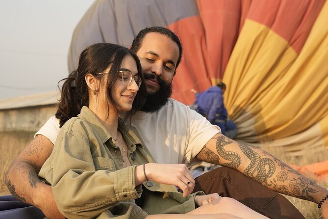 Hot Air Balloon Flight with Breakfast Cave and Pyramids Tour - Breakfast beneath the cave roof