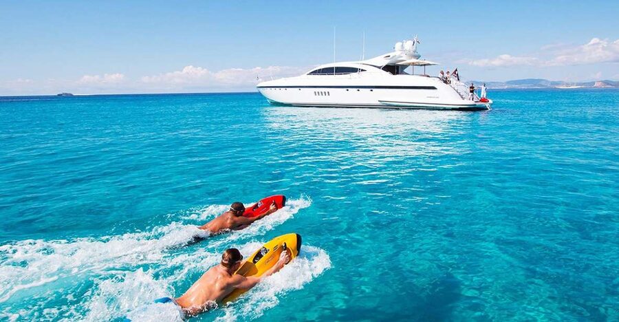 Ibiza: Beach and Cave Boat Tour with Luxury Water Toys - Booking advice for San Antonio