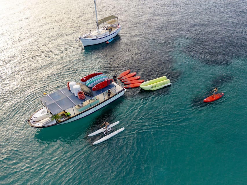 Ibiza by Sea: Coves, Caves, Water Sports & Open Bar - The first coastal views and cruise time