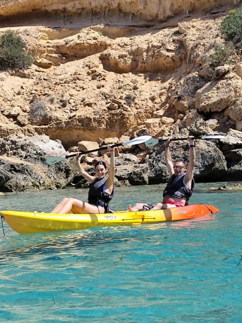 Ibiza: Kayak & Snorkel in Sea Caves and Crystal Waters - The first paddle toward Ibiza’s sea caves