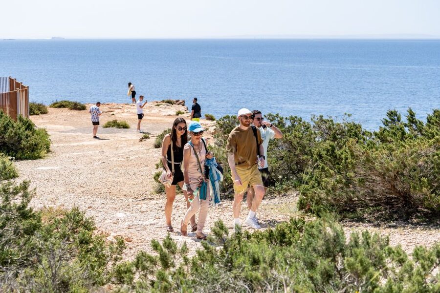 Ibiza Safari Private – Hidden Beaches, Caves & Snorkeling - Cala Comte adds a famous coastal view
