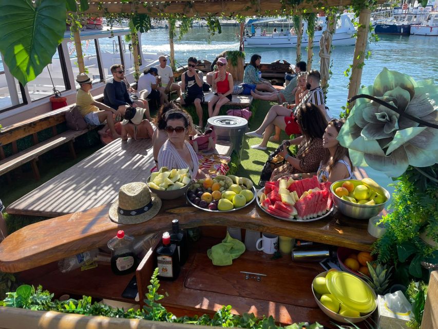Ibiza: Sea Caves & Coves Snorkeling Paddle Boarding Tour - Leaving San Antonio and heading along the west coast