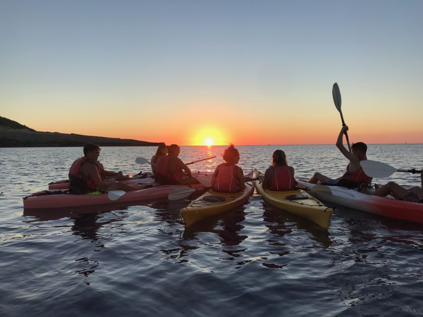 Ibiza: Sea Kayaking at Sunset and Sea Caves Tour - Sea caves, clear water, and the limits of the weather