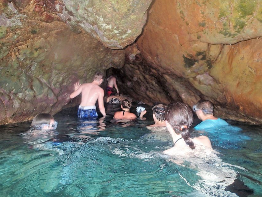 Ibiza: Snorkeling and SUP Paddle, Beach and Cave Tour - Cala Conta: shallower water and a sandy seabed