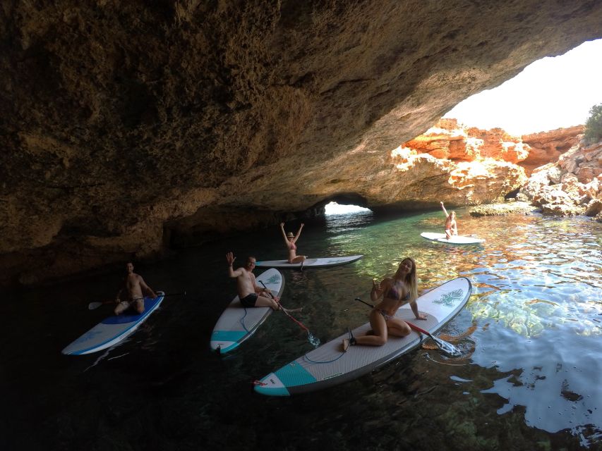 Ibiza: SUP & Snorkel Boat Tour with Caves, Drinks & Photos - The viewpoint and aperitif stop