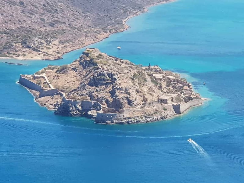 Island Spinalonga, Milatos Cave, Speedboat, OliveTasting - The orange Land Rover and the mountain route
